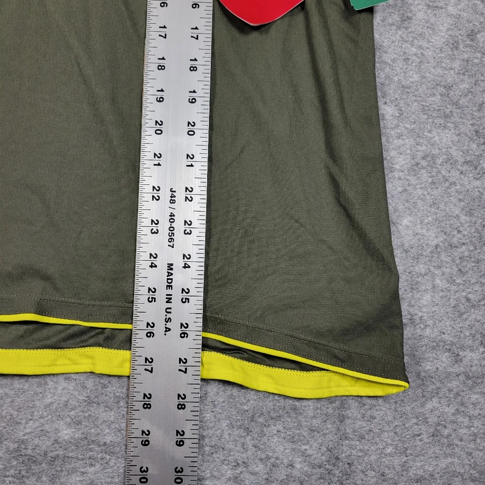 NWT Sugoi Hans Green Yellow Cycling Jersey Men's Athletic Shirt Size 2XL